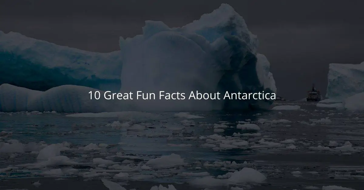 10 Great Fun Facts About Antarctica